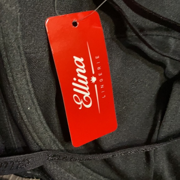 Ellina Lingerie Black Push up Bra, 38C - Picture 4 of 7